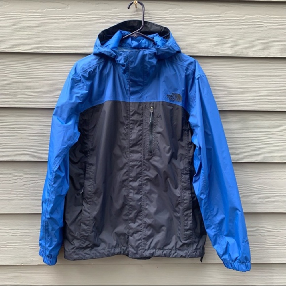 The North Face Dryvent blue black men windbreaker jacket size M